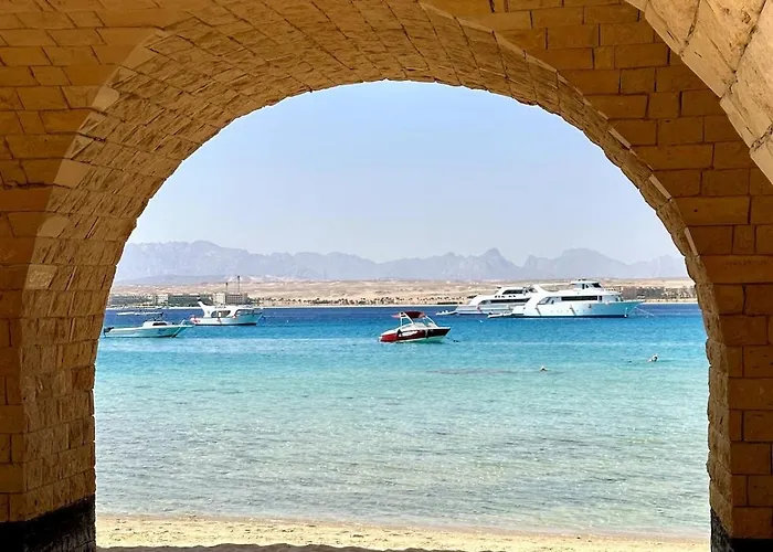 شقة El Andalous Sea View Sahl Hasheesh الغردقة